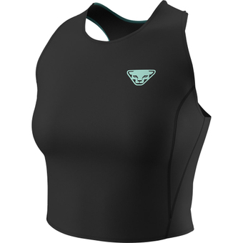 Dynafit Trail Crop Top Sport-BH Black Out Damen