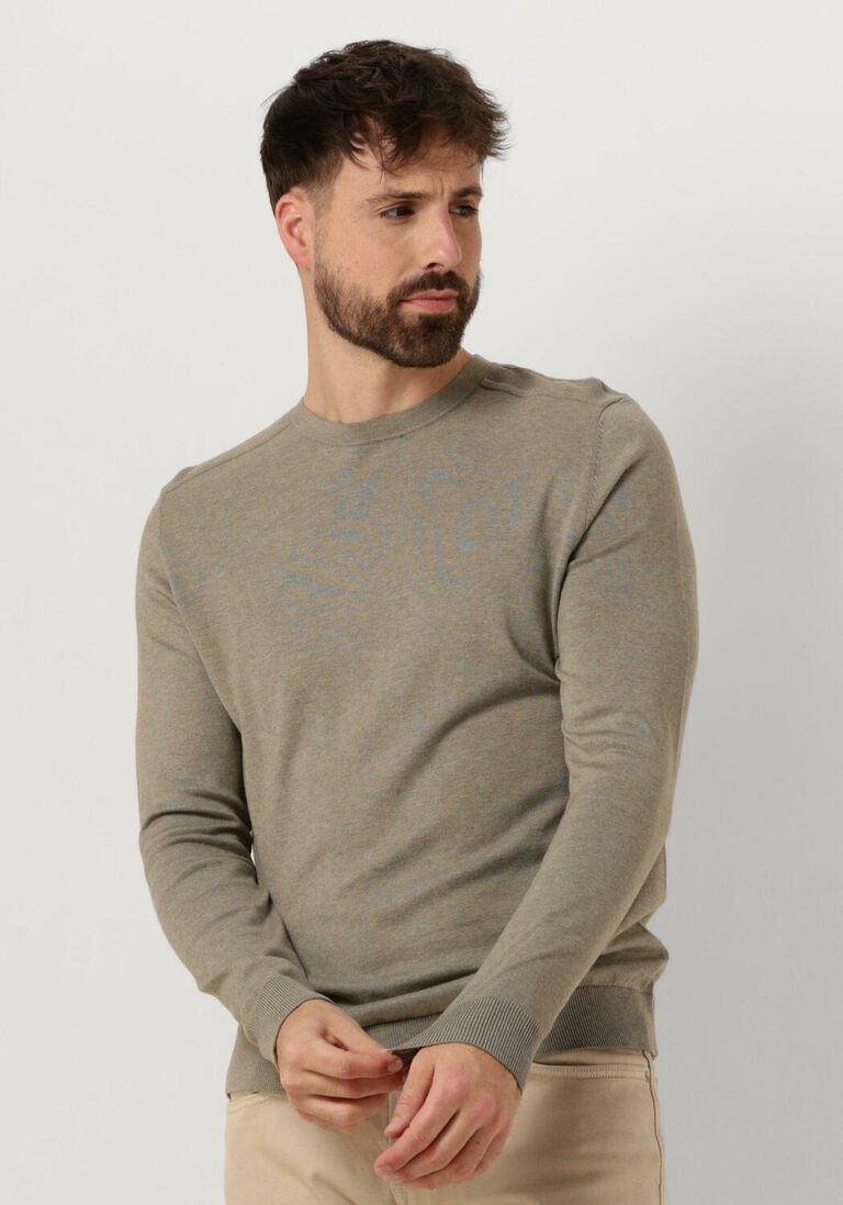 SELECTED HOMME groene selected homme trui slhberg crew neck noos