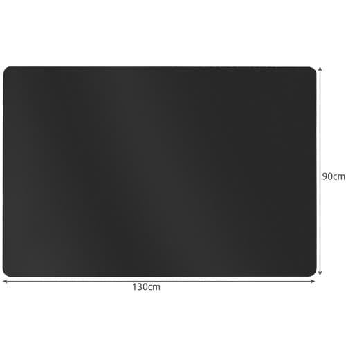 Beskyttende stolmatte 90x130cm RUHHY - svart