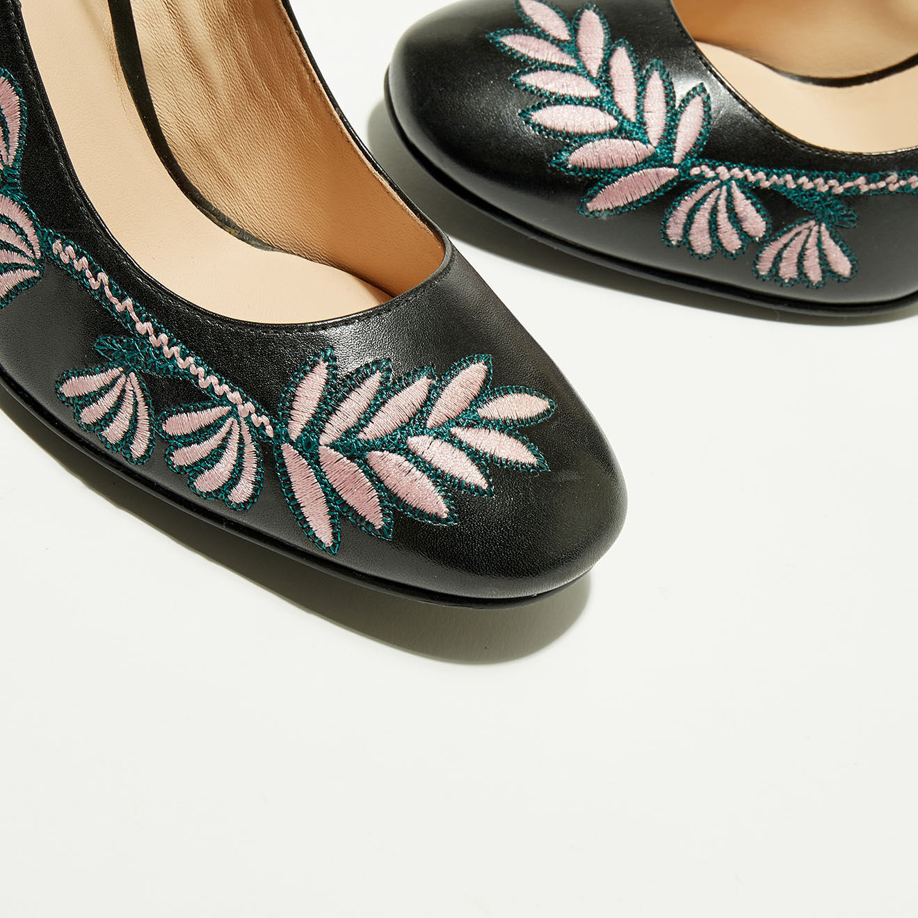 What For Babies en Cuir Nino noires - Talon 9 cm