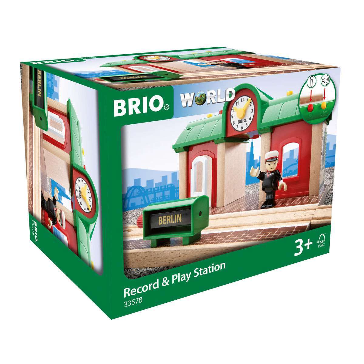 BRIO Spiel Sprechender Bahnhof