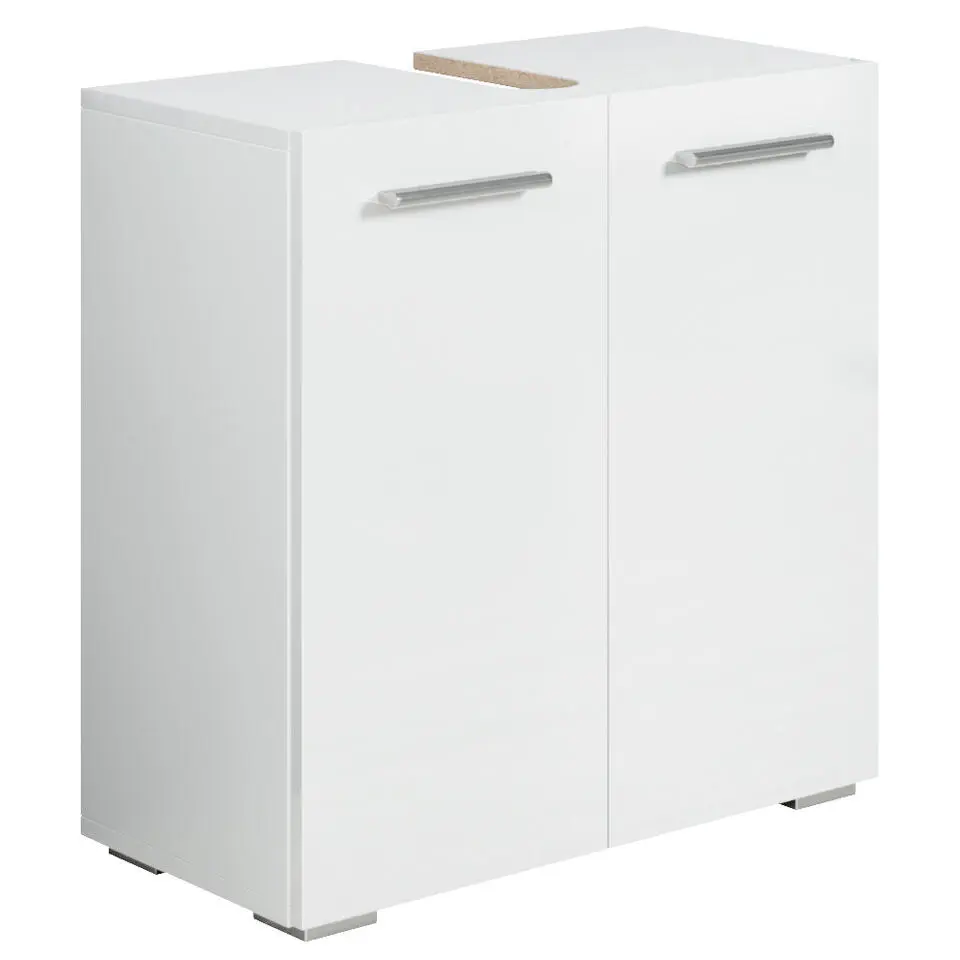 Badplaats Wastafel Onderkast Jupiter 60 x 30 x 60 cm - Wit - Badkamerkast –