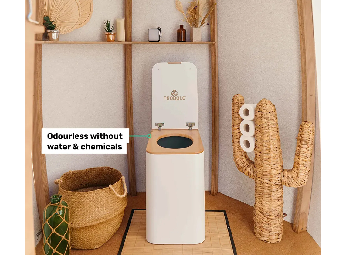 TROBOLO SilvaBlœm droogtoilet - white