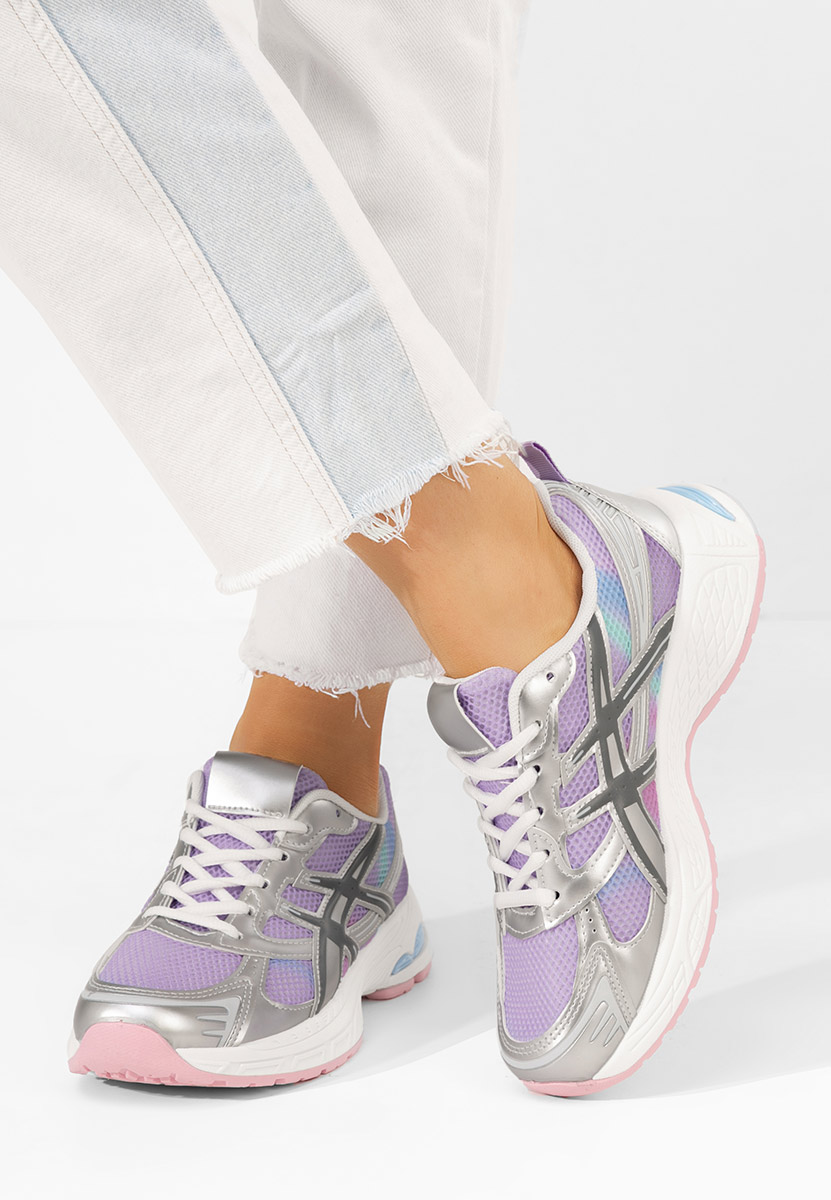 Baskets pour femme mauves Mariska