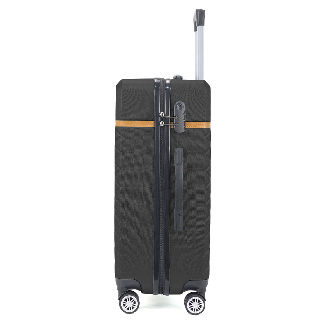 Maison Héritage 3 Valises 4 roues doubles Odeon 55/65/75 cm noires