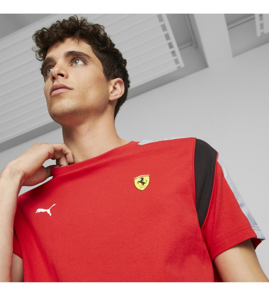 Camisa Puma Scuderia Ferrari Race T7 vermelha