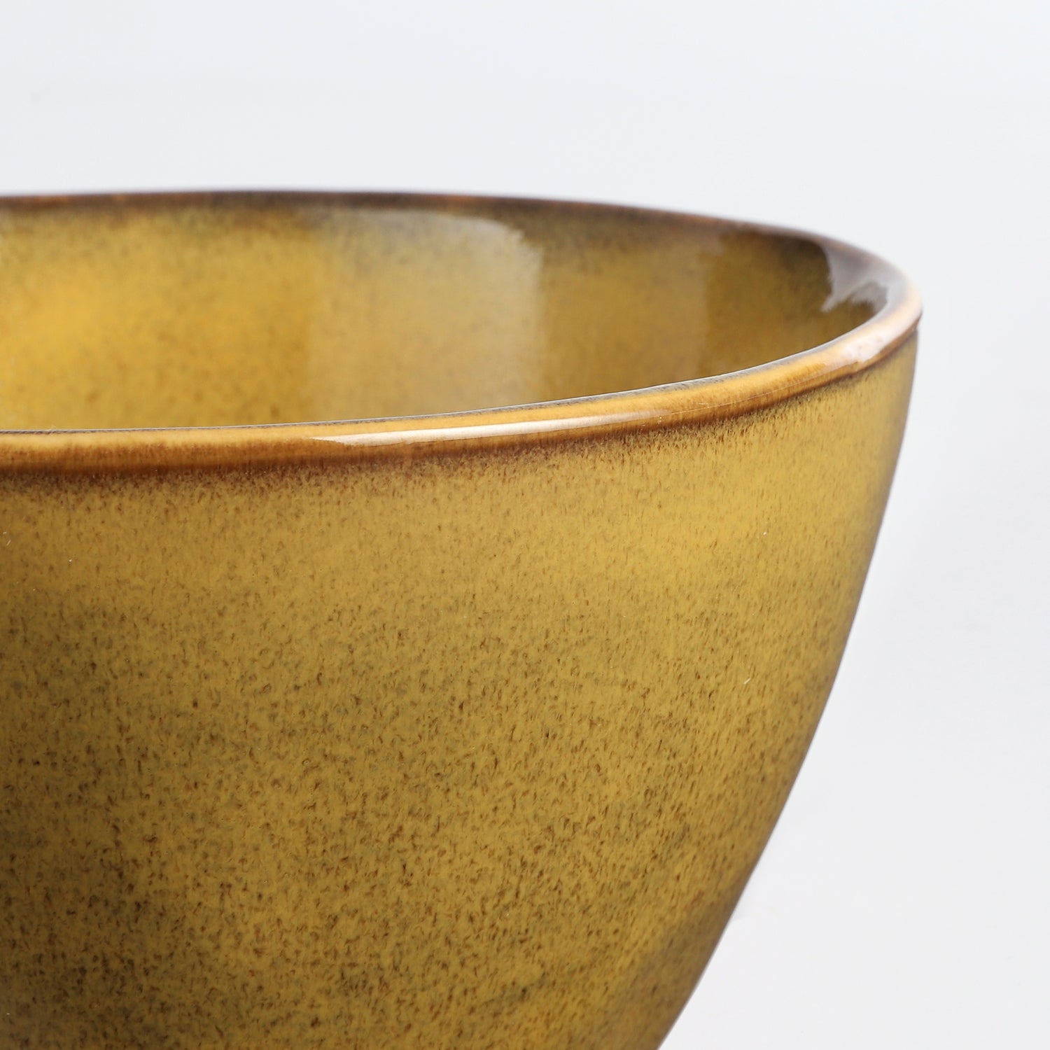 Mica Decorations schaal Tabo geel D 14 H 6,5 cm