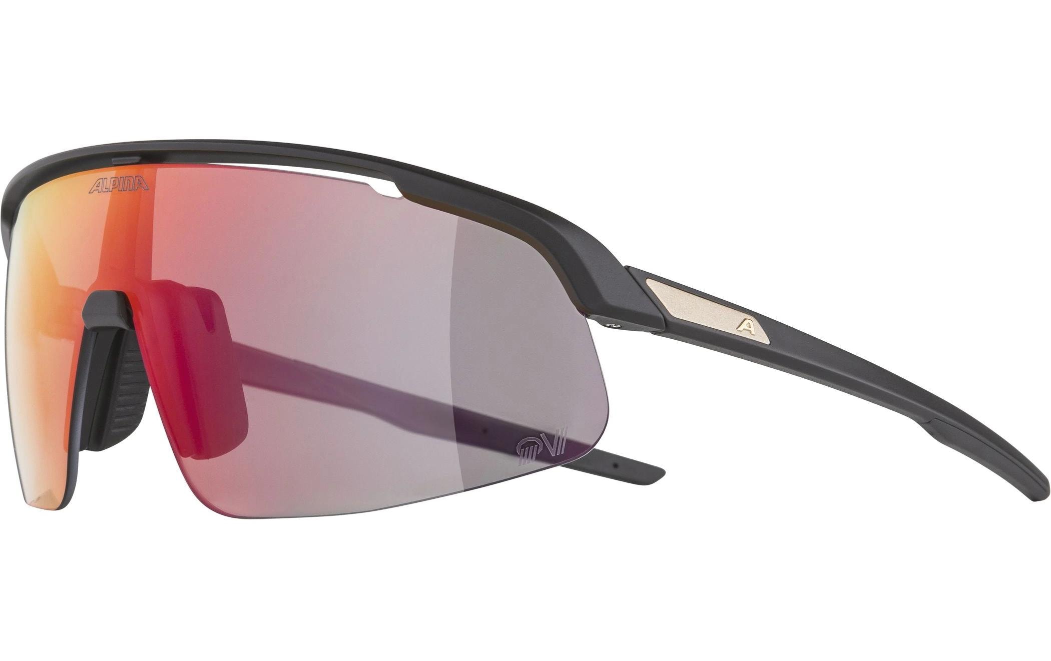 Sportbrille Turbo Pro S QV - Schwarz matt<br>Velobrille Cat. 1-3