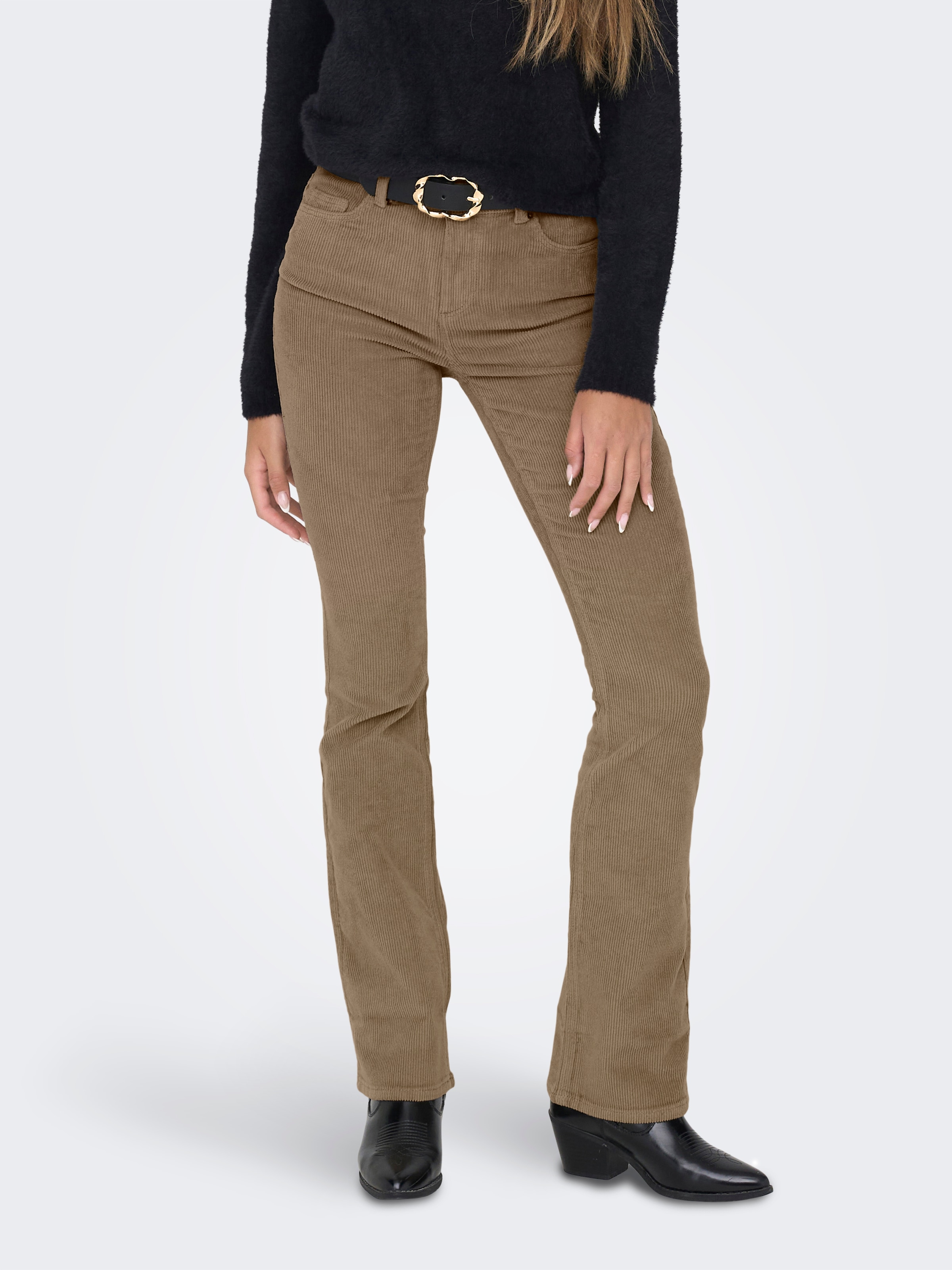 ONLY Cordhose »ONLMARY – Flared Cordhose mit Stretchkomfort«  slim fit, modisch, Cord, Baumwollmischung