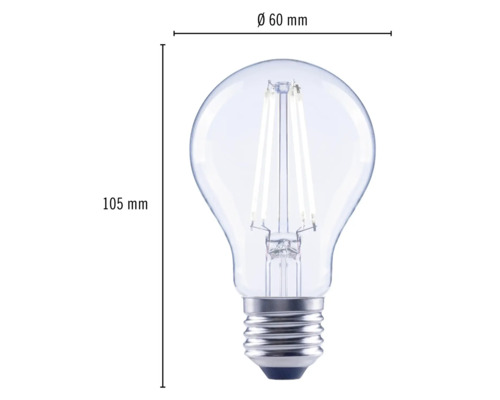 FLAIR LED lamp dimbaar A60 E27/7,5W (75W) 1055 lm 4000K neutraal wit helder