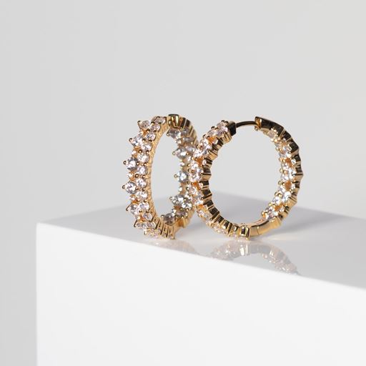 Sif Jakobs Jewellery Livigno Øreringe, Gold Plated