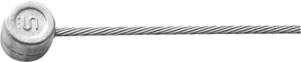 BREMSKABEL MTB 1.6 x 205  350 cm, rostfrei  silber  205 cm