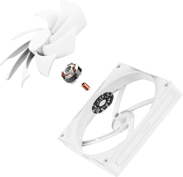 NZXT F140Q V2 Quiet Airflow 140mm PWM blæser (hvid)