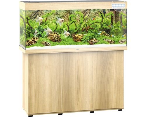 JUWEL Rio 240 SBX aquariumcombinatie met ledverlichting, verwarming, filter en lichthouten kast