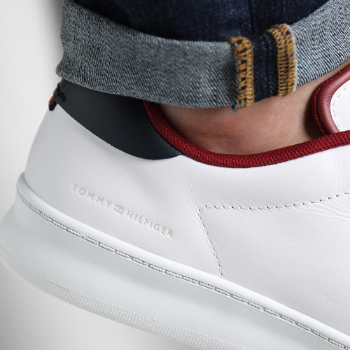 Baskets Court Sneaker Leather Cup 4483 Rwb