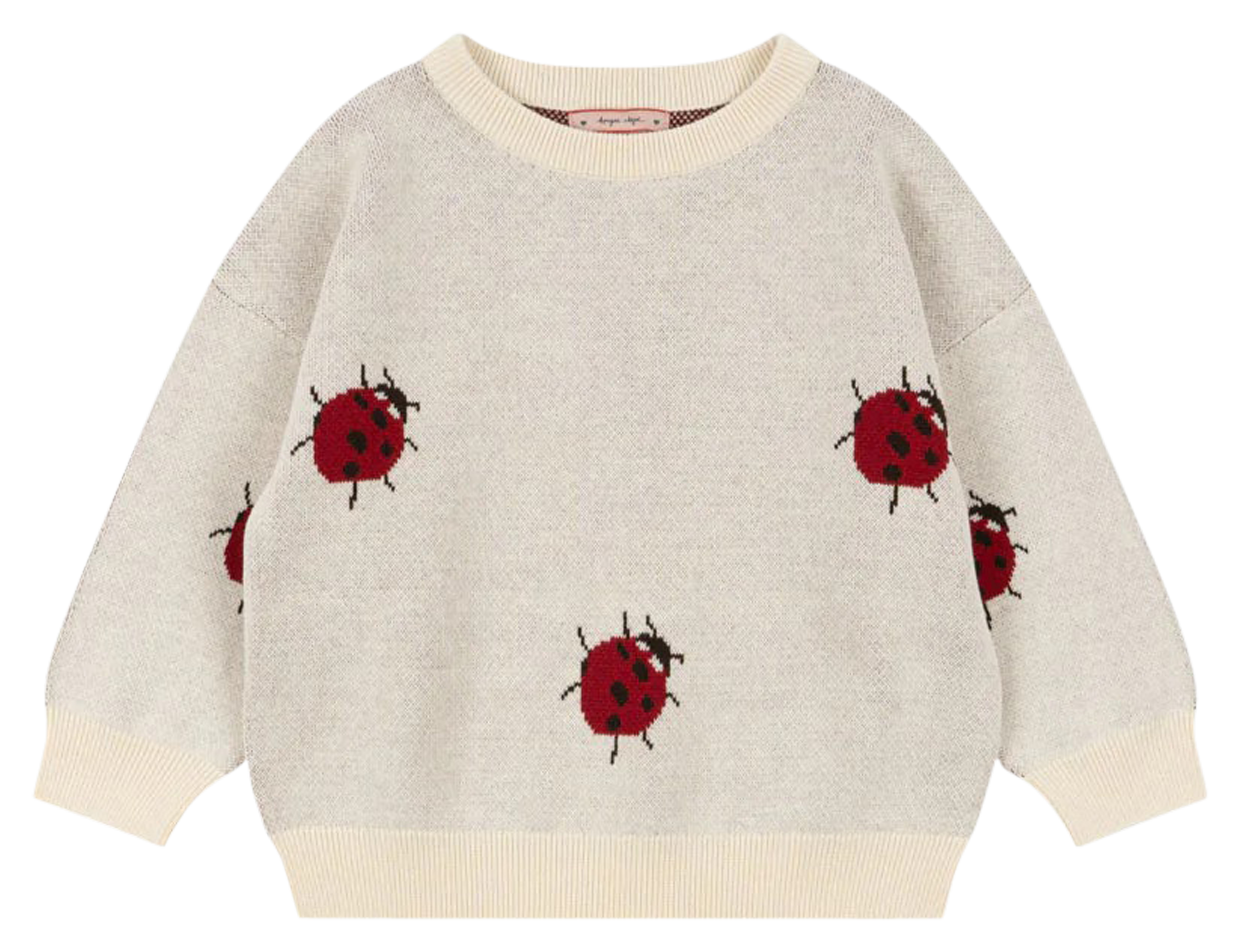 LAPIS - Pull col rond en coton organique | Multicolore