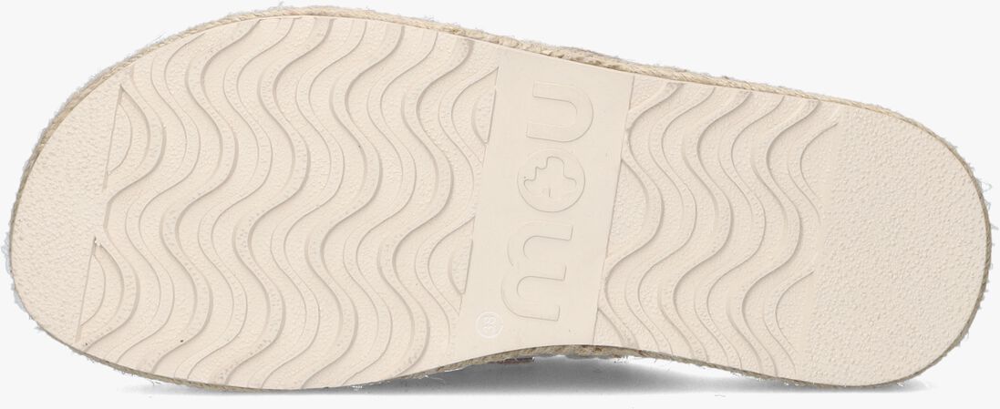 beige mou instappers jute clog plain sue