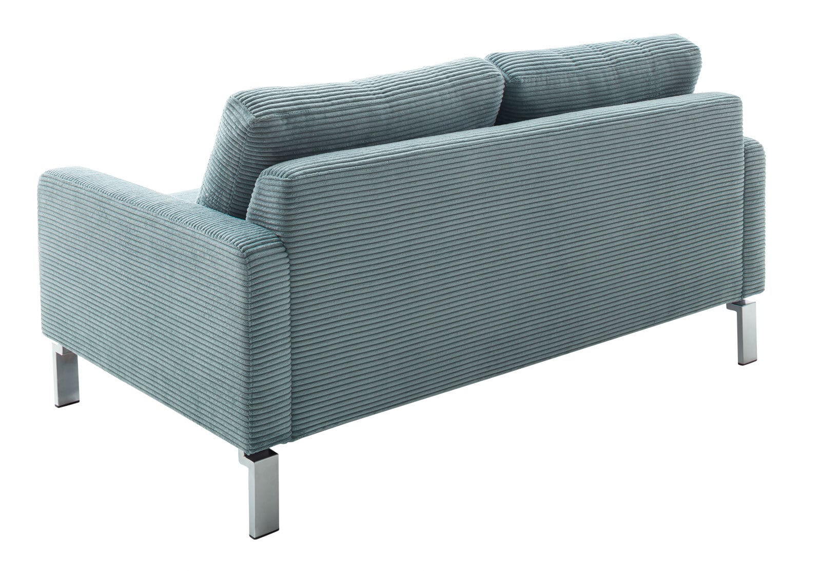Sofa MOSAIK 2-sitzig blau/ grau