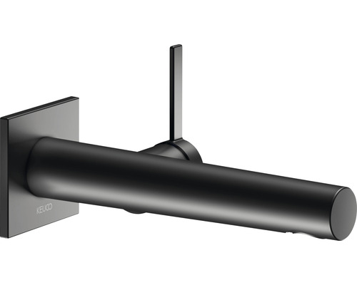 KEUCO inbouw wastafelmengkraan IXMO PURE BLACK SELECTION mat zwart zonder inbouwdeel 59516371102