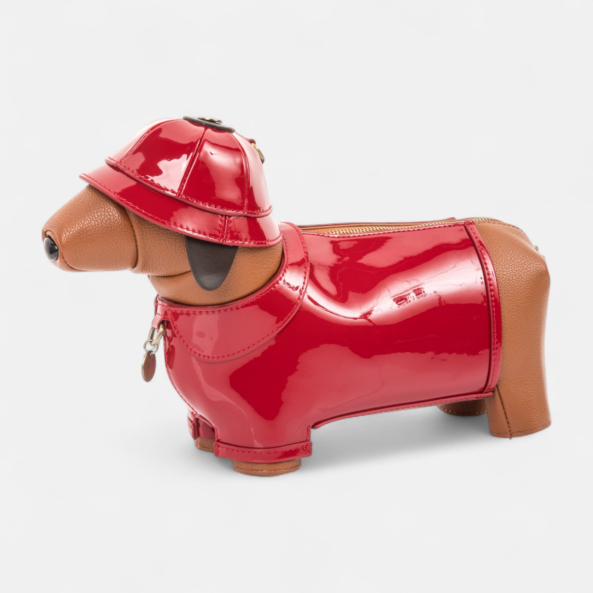 Sac bandoulière teckel rouge