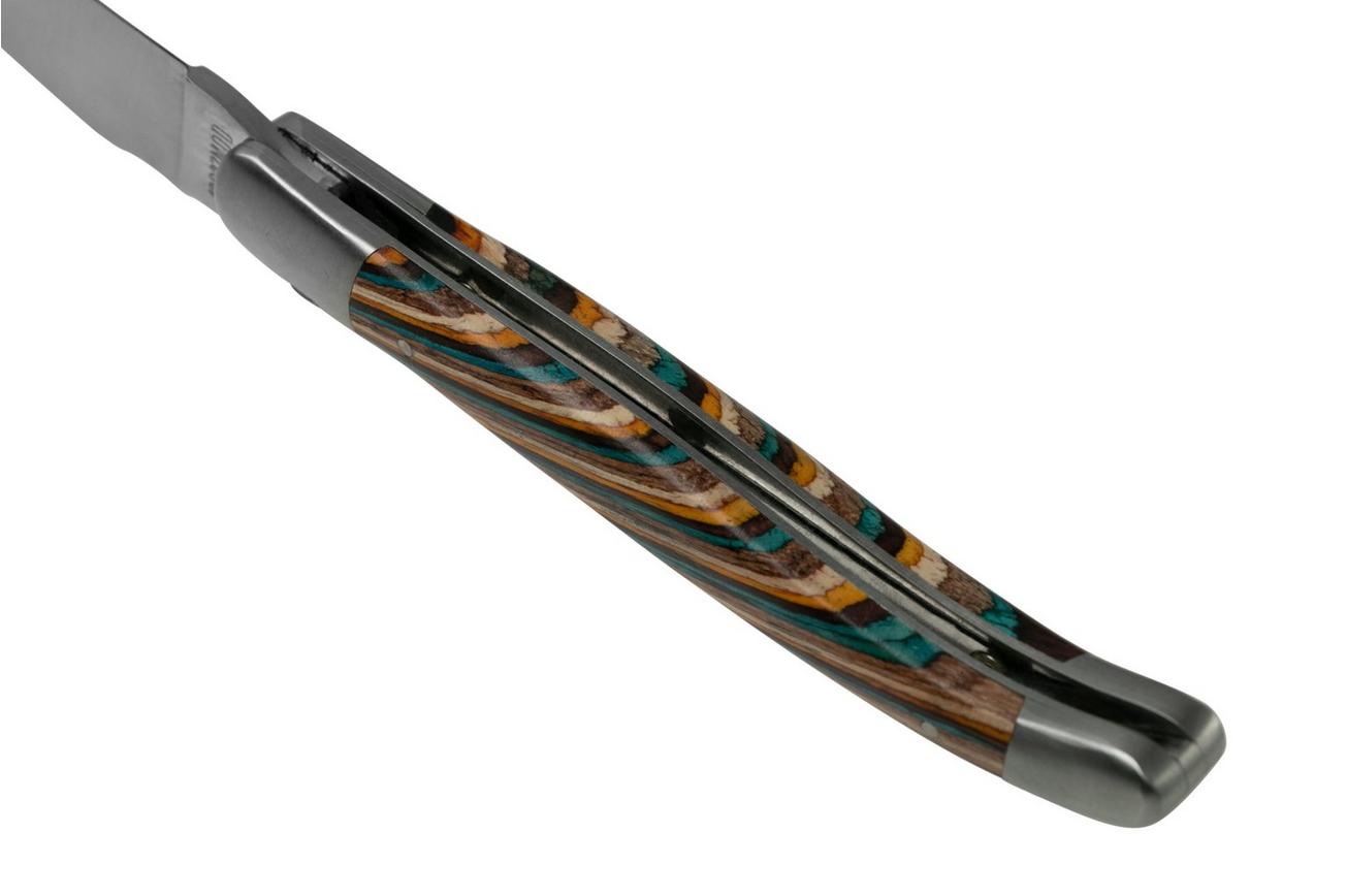 Laguiole en Aubrac Samba Brown L0212SAMIF bruin sambahout, mat, 12 cm