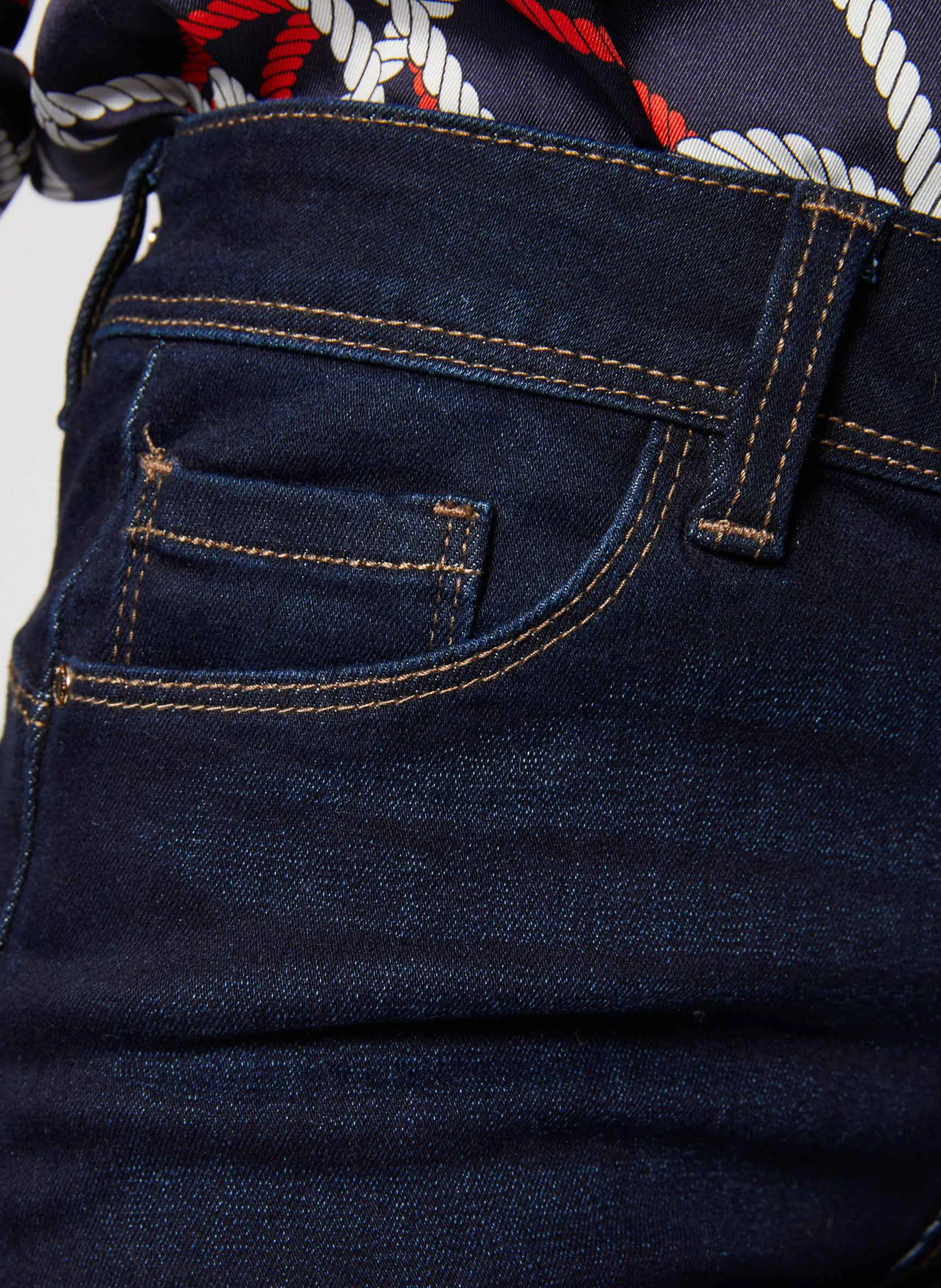 POM.P - Jean slim 5 poches | Bleu