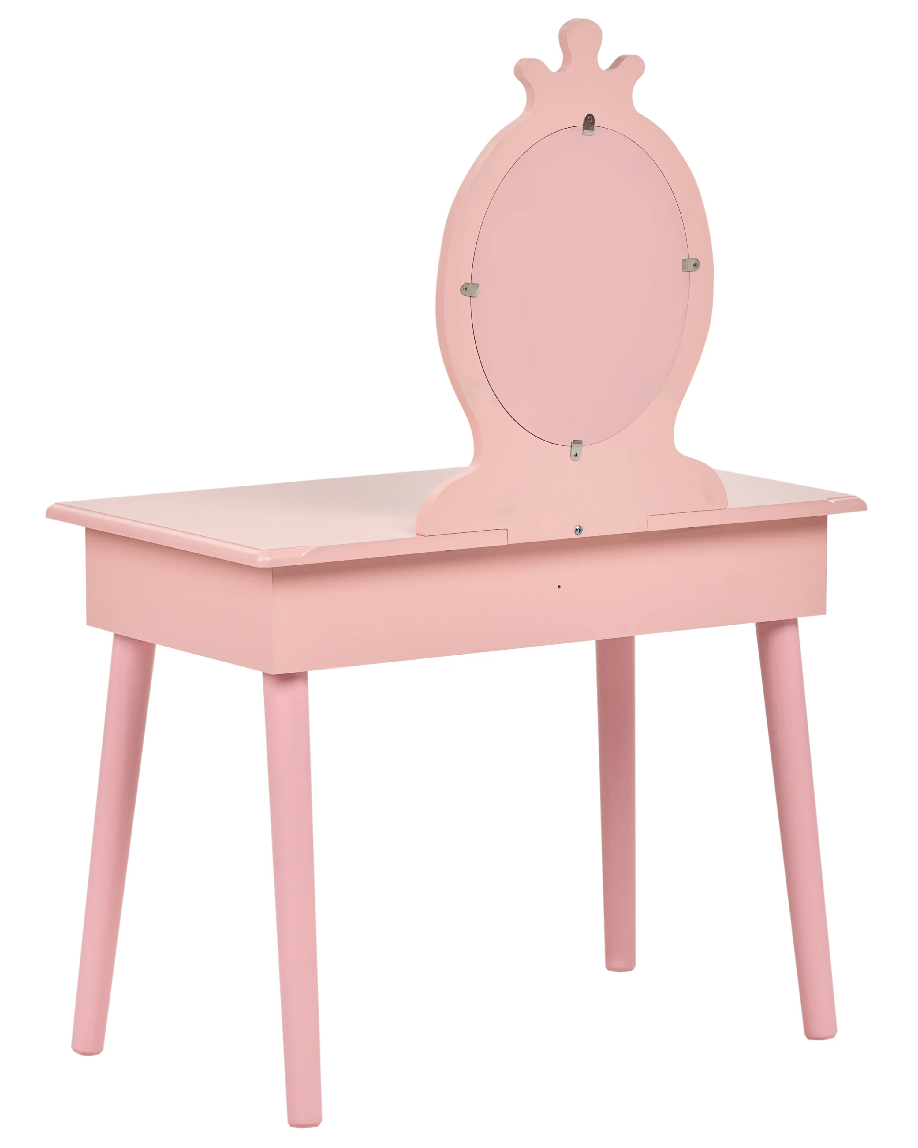 Kinderkaptafel met krukje MARGIE Roze