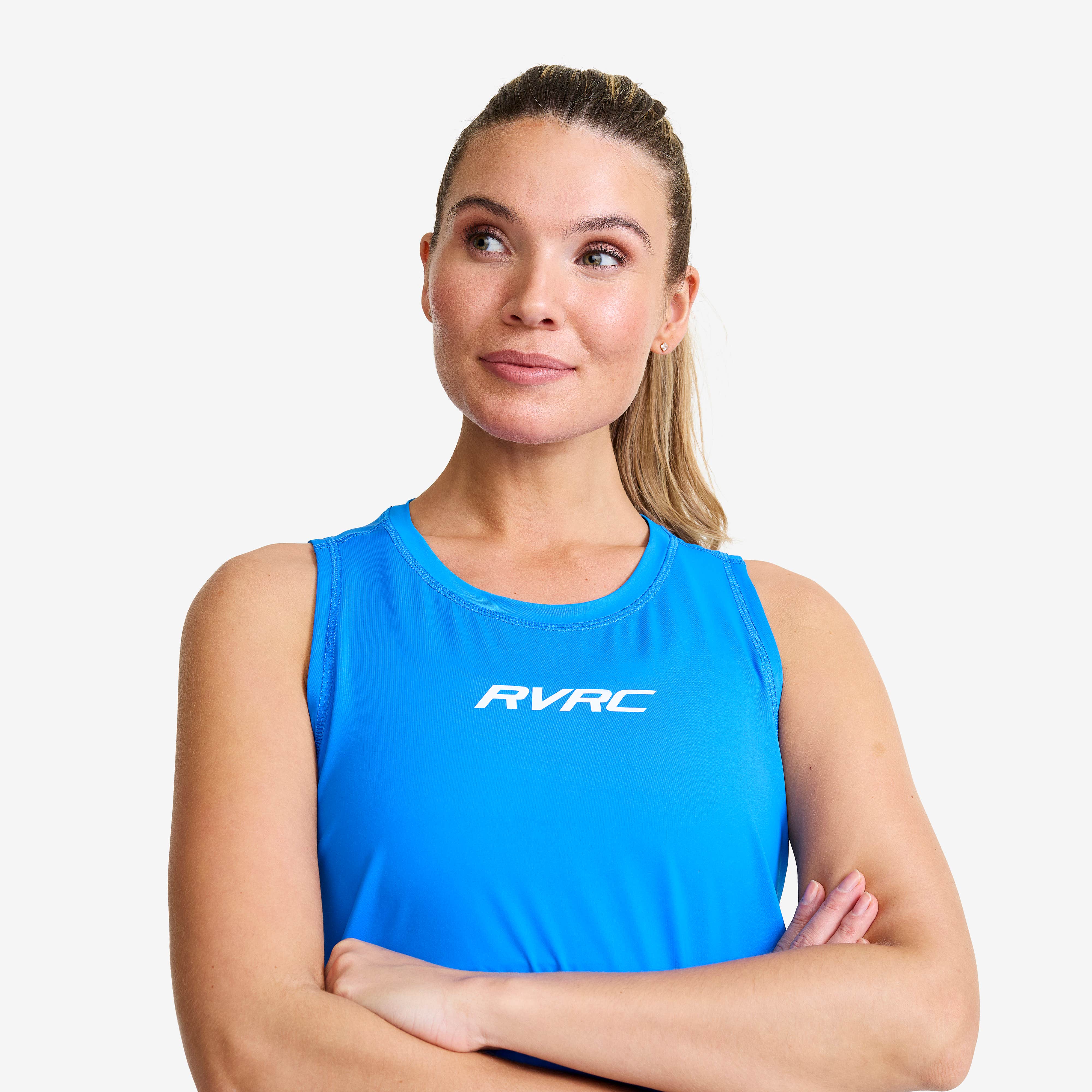 Power Active Tank Top Dame French Blue