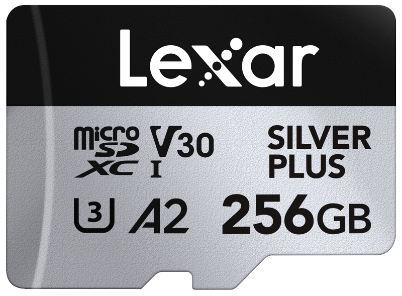 Lexar - microSDXC Professional SILVER Plus UHS-I/U3/A2/4K R205/W150 (V30) - 256GB