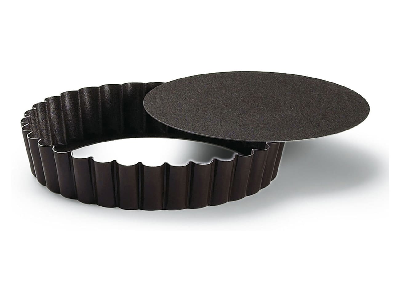 Tartelette cannelée fond mobile - Ø 12 cm - Gobel