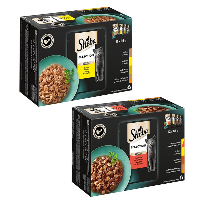 Lot mixte Sheba 96 x 85 g