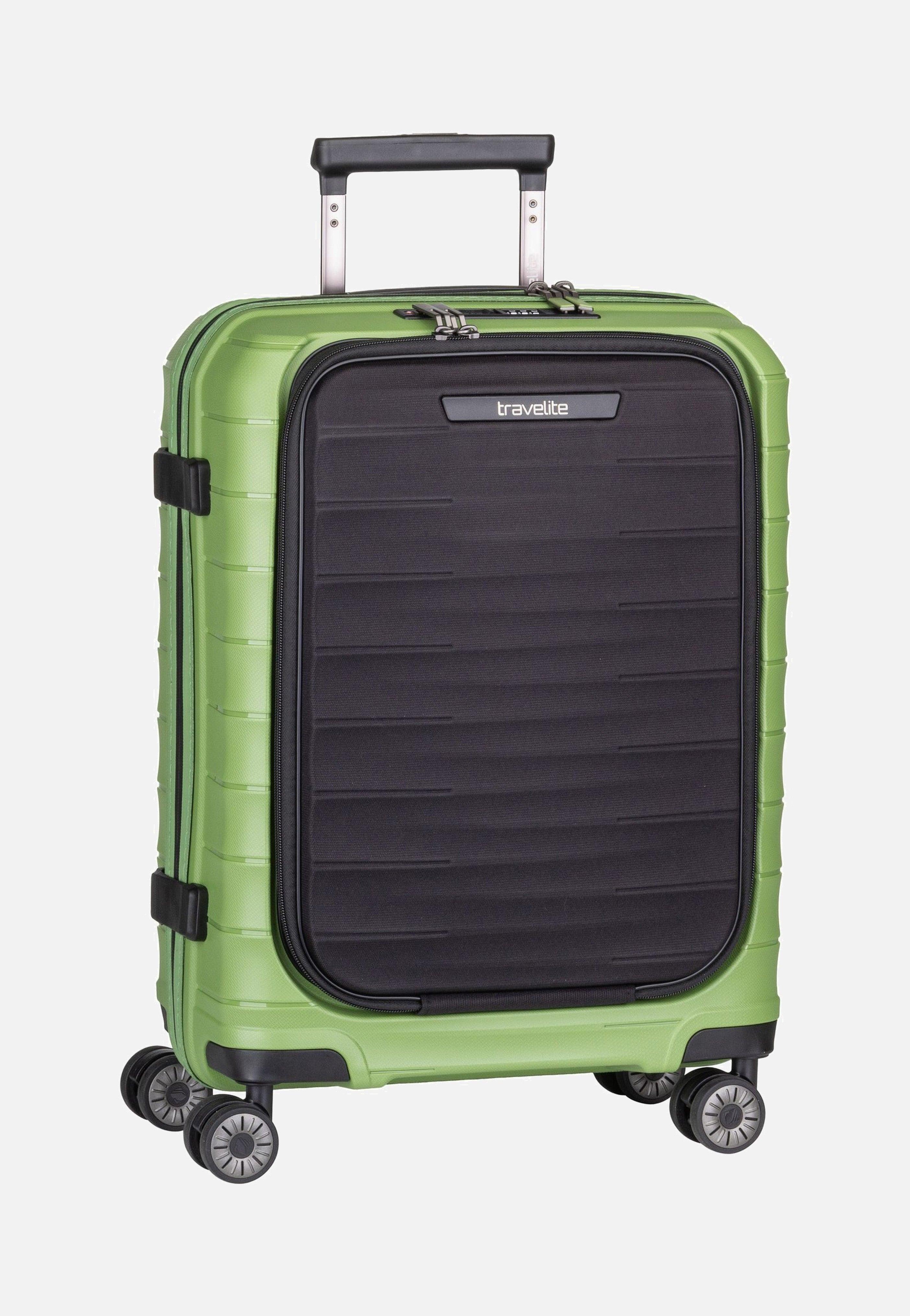 Mooby 4w Trolley S Front Pocket Grün - Koffer