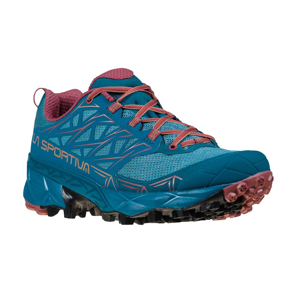 La Sportiva AKYRA - Chaussures trail Femme ink/rouge
