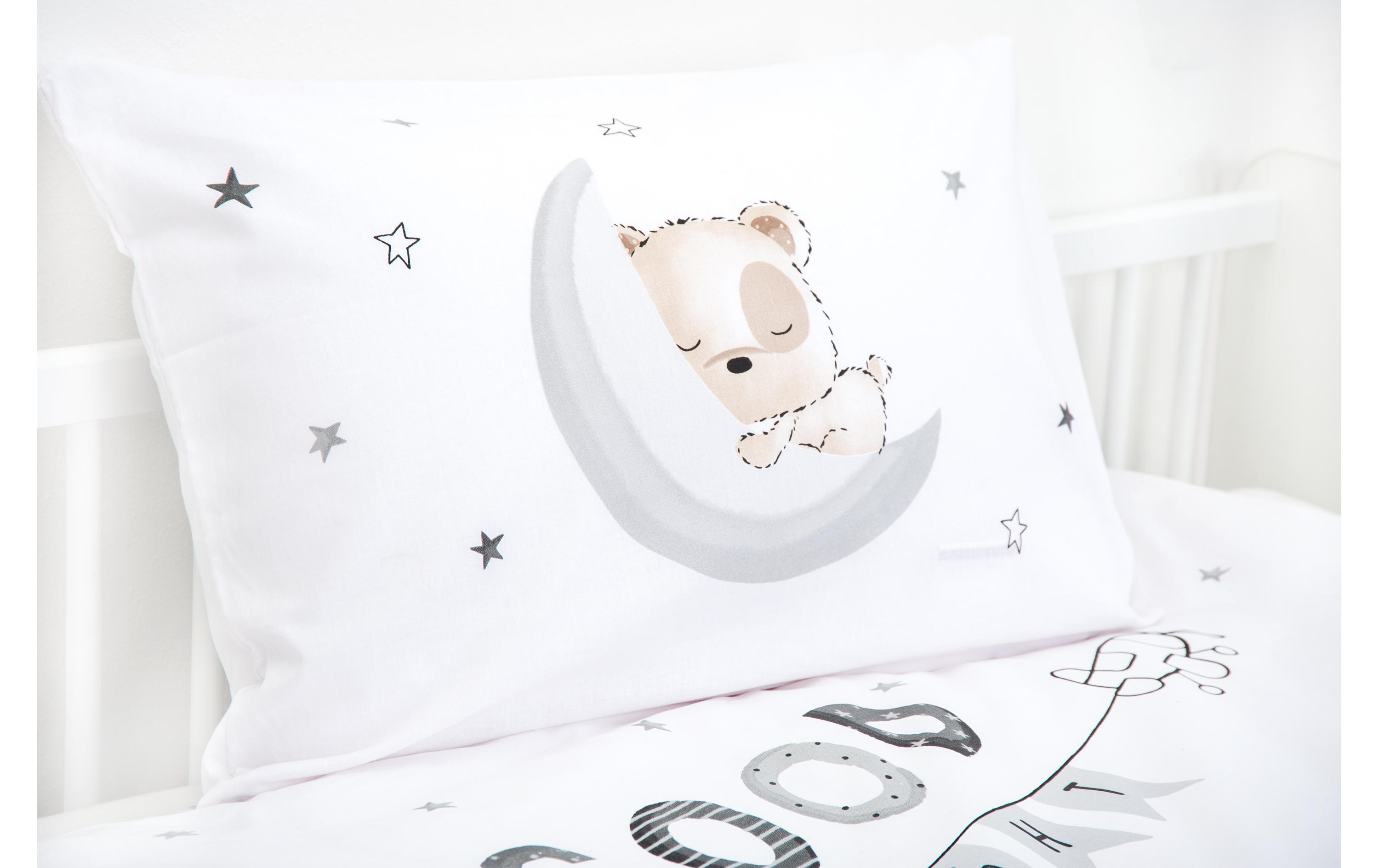 Kinderbettwäsche Sleeping little Bear 100 x 135 cm + 40 x 60 cmBettwäsche für Kinder