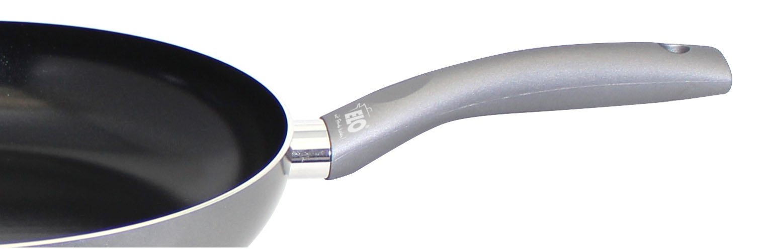 Elo Topf-Set »Black, Ducato« Set, 3 Töpfe mit Deckel, 1 Stielkasserolle, 2 Bratpfannen, 2 Stapelschutz, 11 Stk. tlg. Aluminiumguss