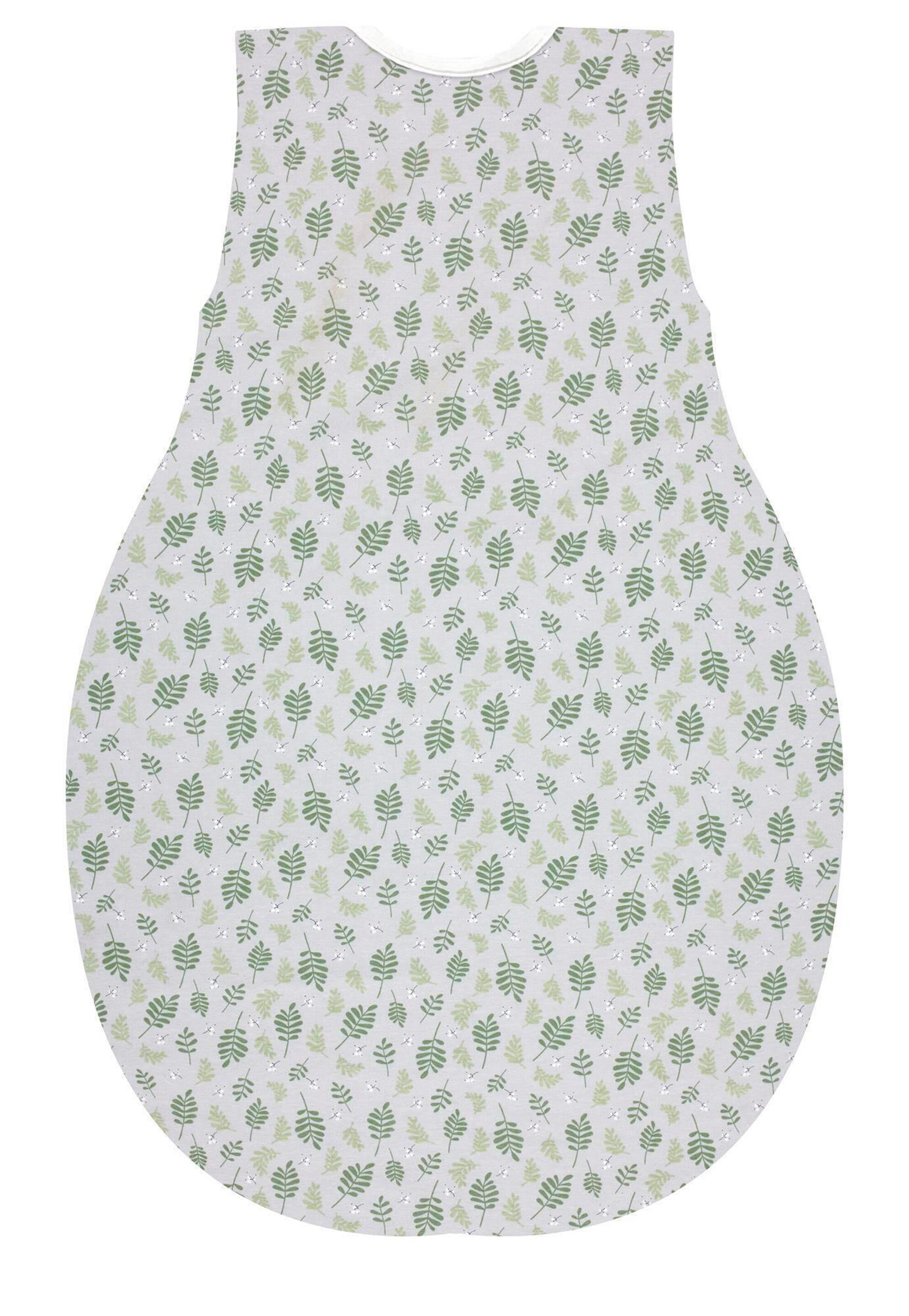 Alvi Kugelschlafsack Molton Sommer (BIO-Baumwolle) - Drifting Leaves