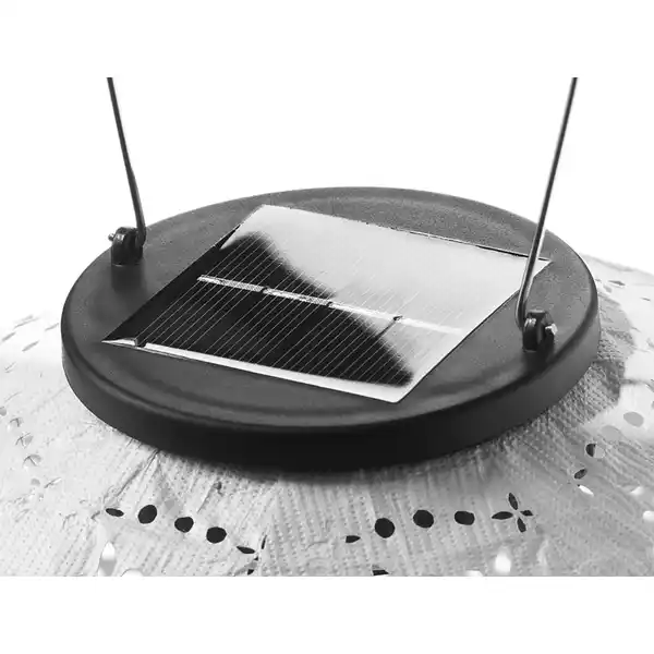 Premium Solar-Lampion 25cm, weiß