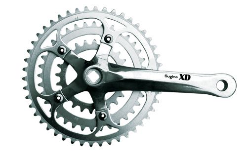 ALU-KETTENBLÄTTER, 5arm  silber  26 ZL 74mm