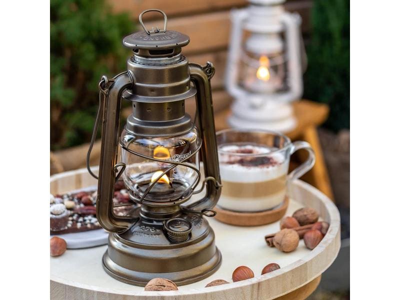 Feuerhand Laterne Baby Special 276, Bronze Zeitlose Outdoor-Beleuchtung