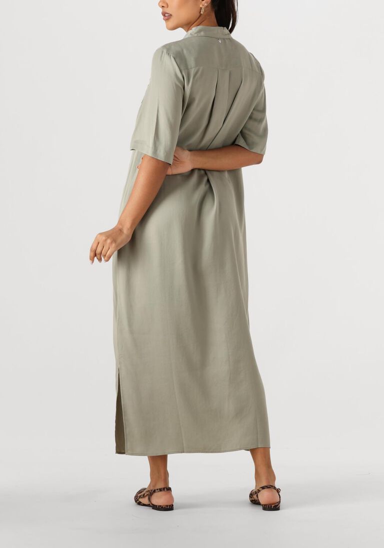 groene mos mosh midi jurk mmether cnet dress