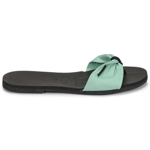 Havaianas - YOU ST TROPEZ BASIC - Noir / Vert