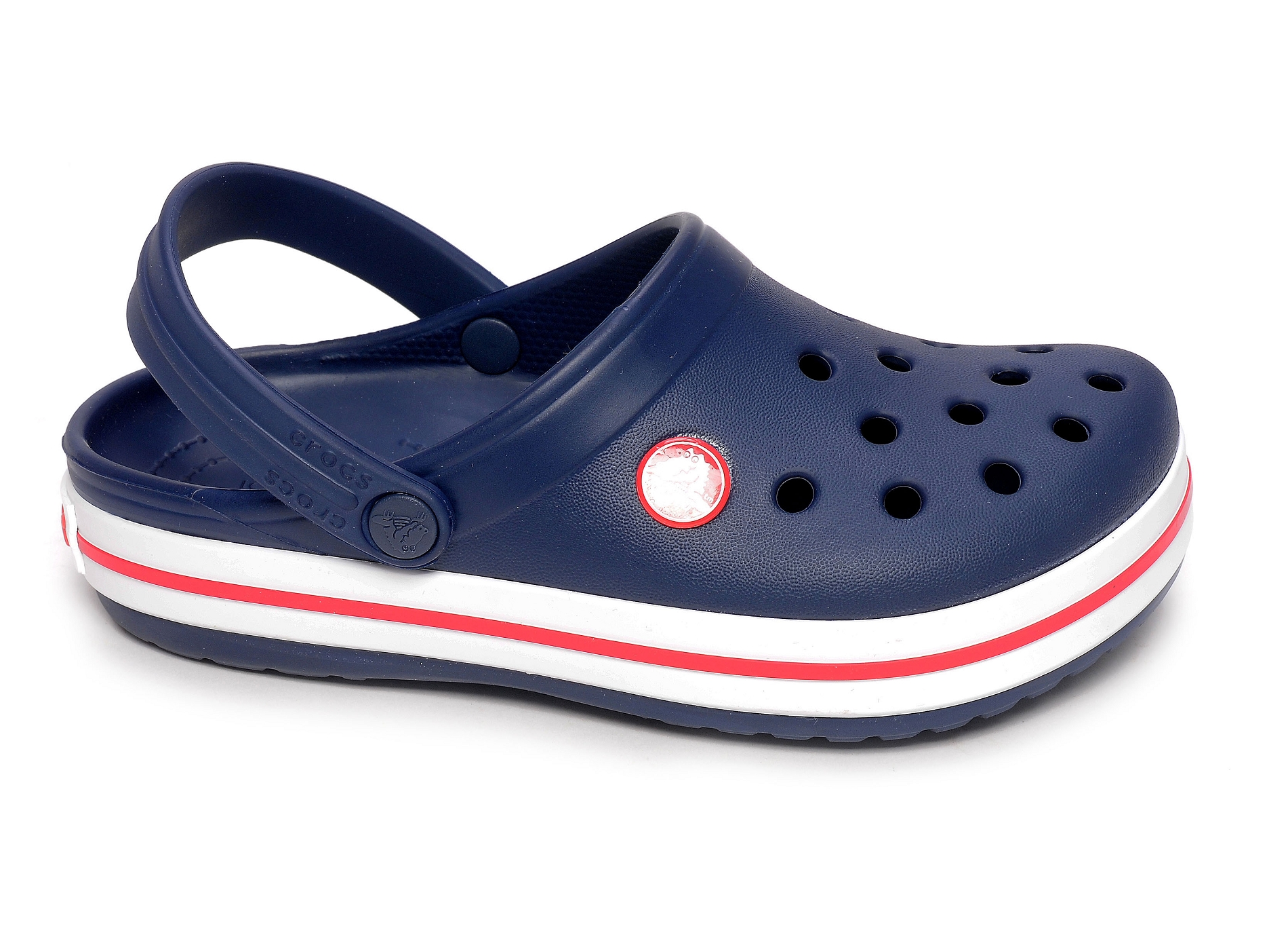 Crocband clog marine blanc