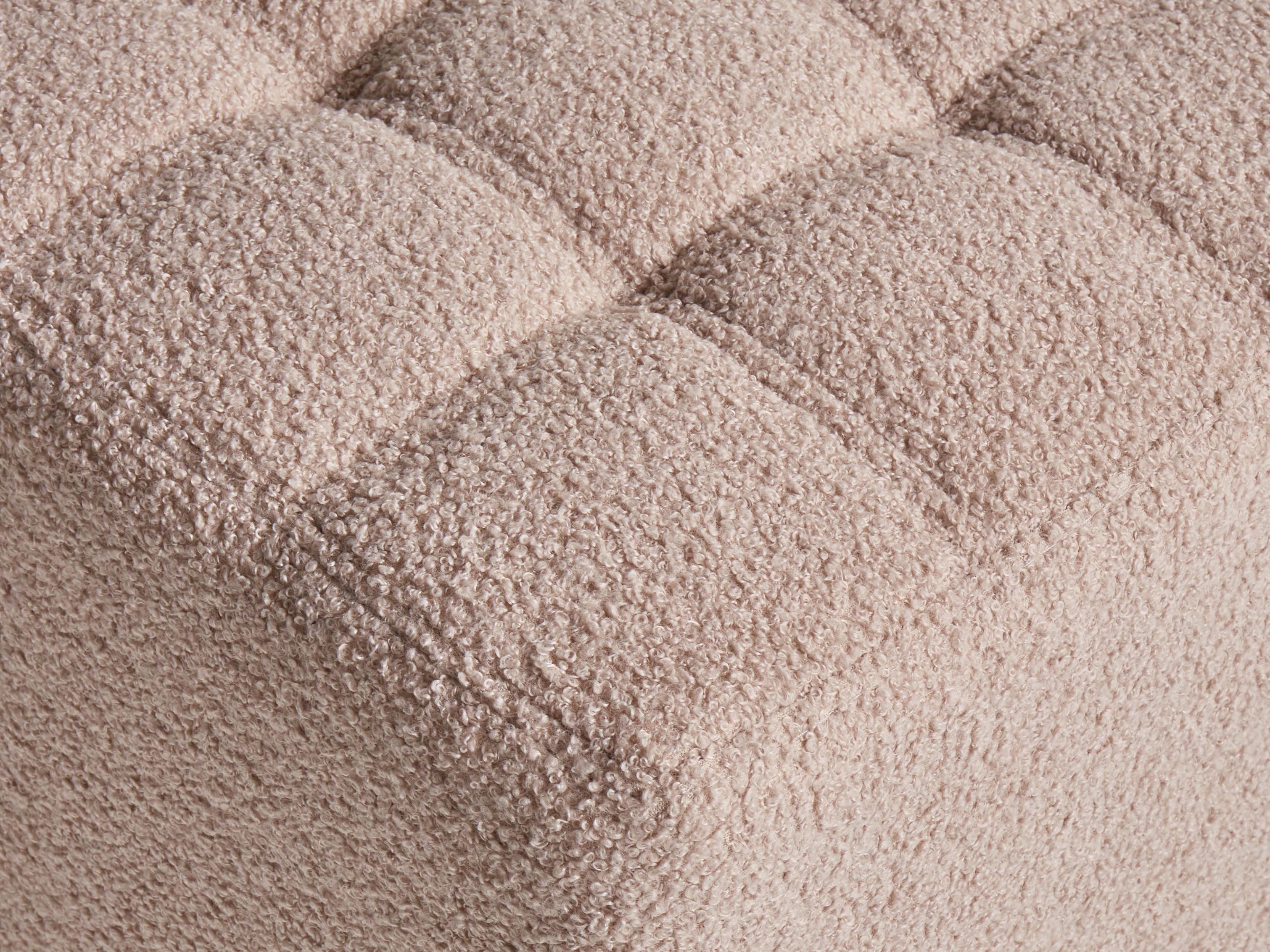 Poef KANSAS Bouclé Beige