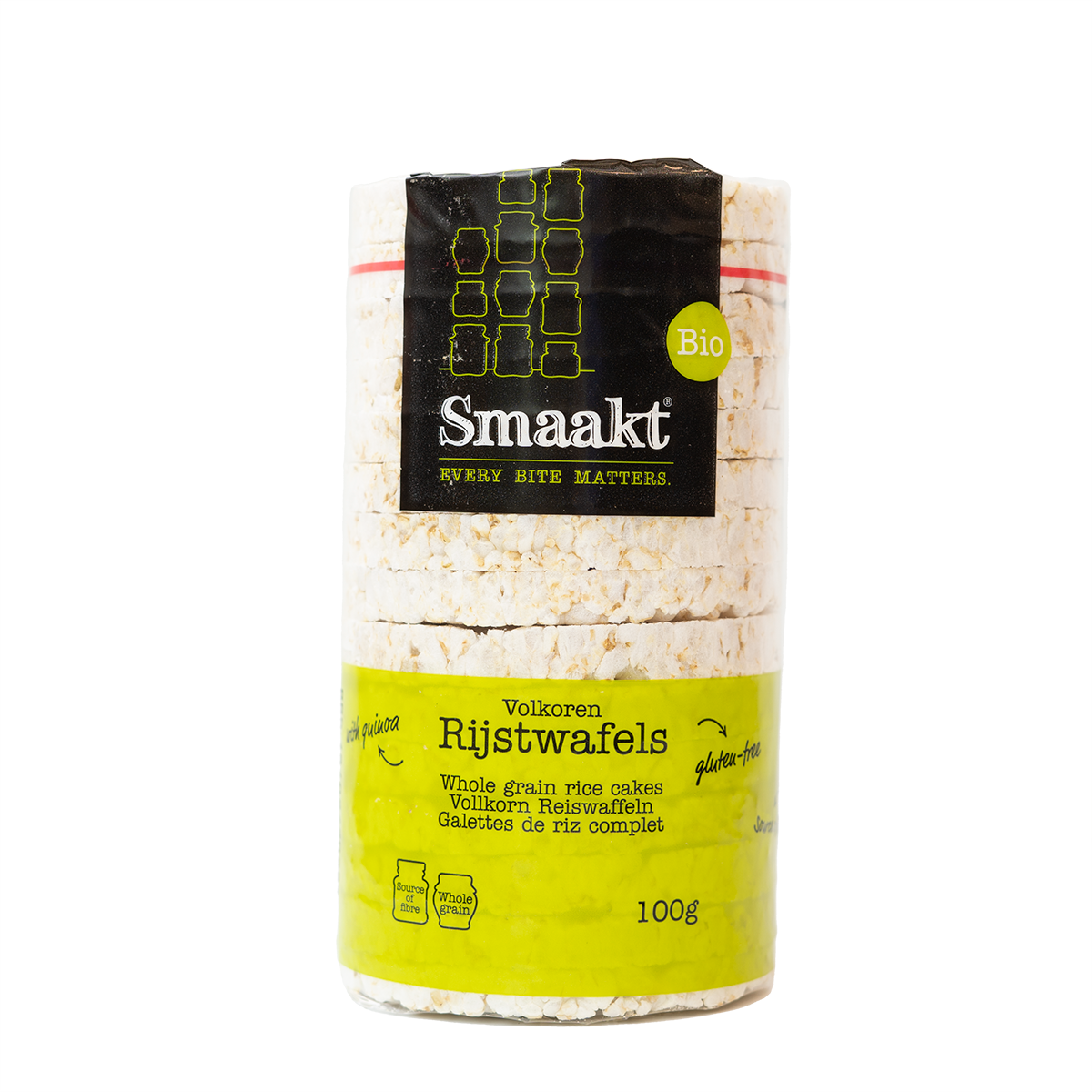 Smaakt Rijstwafels volkoren (bio) 100 gram