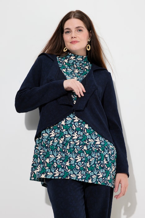 Sweatjacke, Blätter, Kapuze, Langarm, Biobaumwolle