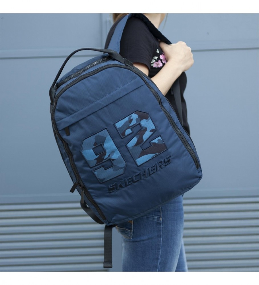 Skechers Mochila escolar S988 azul -31x42,5x16 cm-