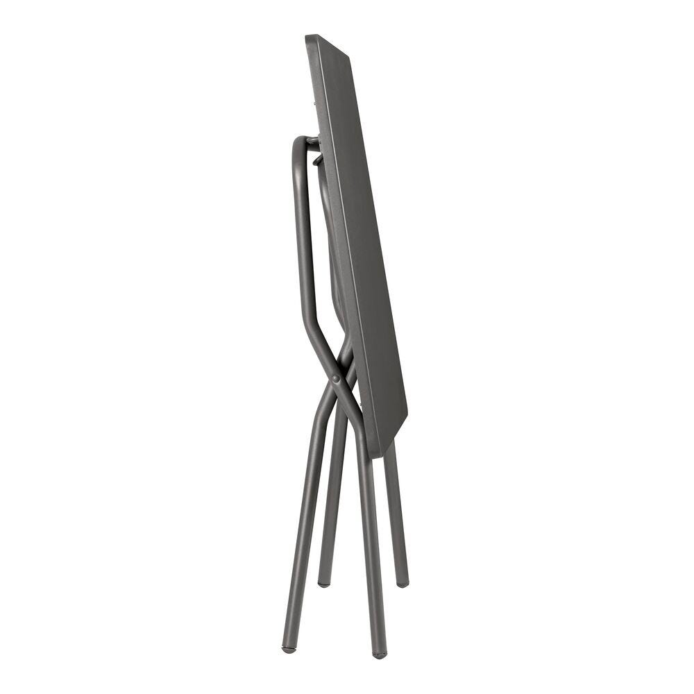 Faltbarer Gartentisch 64*70*72cm Balcony Stahl Grau Titane