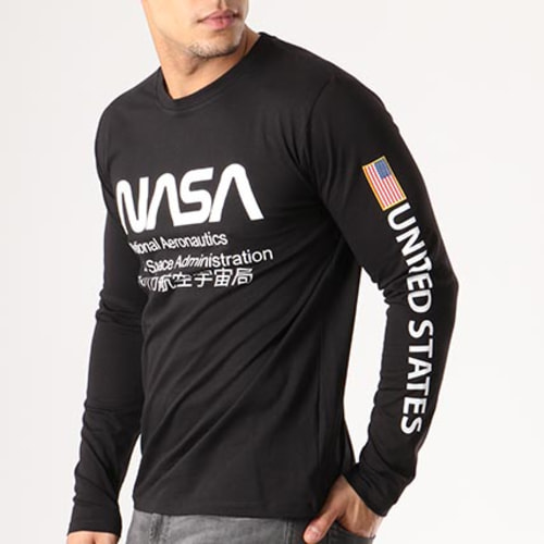 Tee Shirt Manches Longues Admin Noir