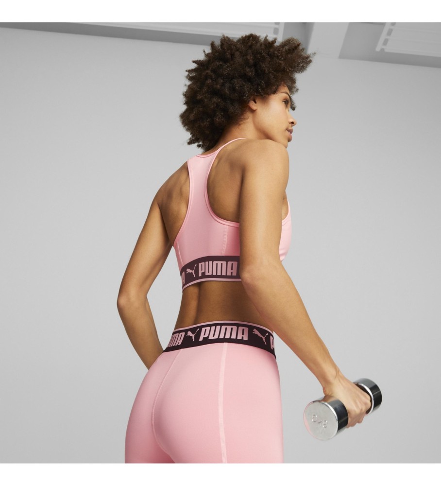 Sutiã Puma Mid Impact Rosa