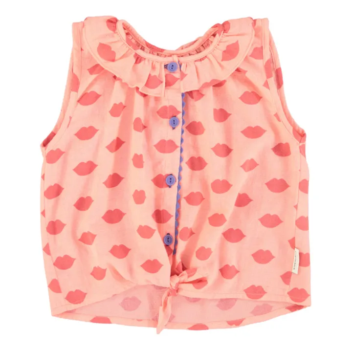 Piupiuchick Top Lips Coton Bio | Rose pêche
